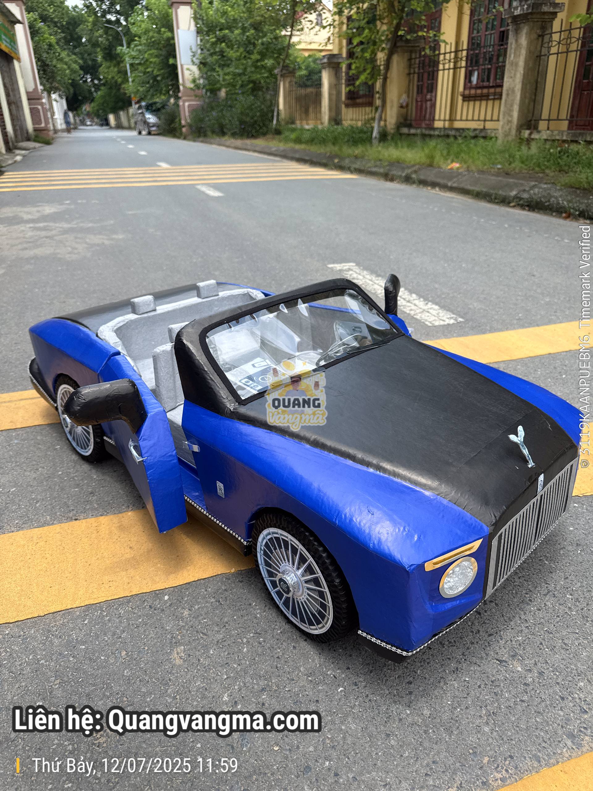 Xe roll royce rr mui trần